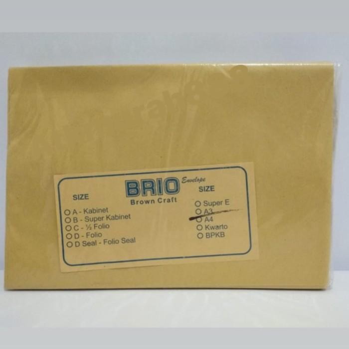 

AMPLOP COKLAT BRIO A3 KODE 426