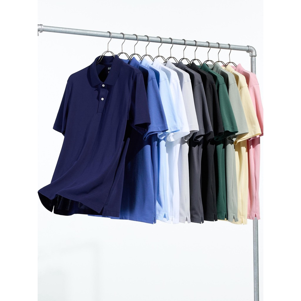 Uniqlo AIRism Katun Kaos Polo Pique