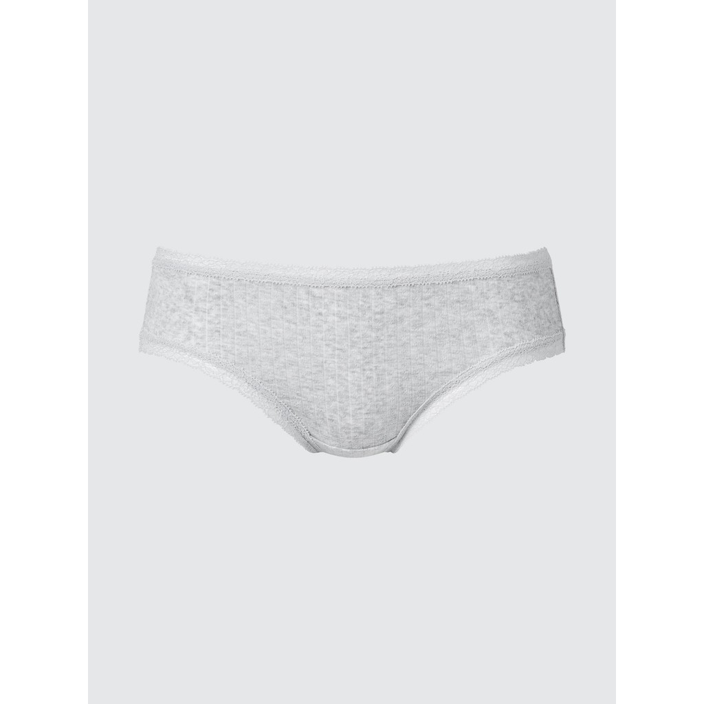 Uniqlo Pakaian Dalam Pinggang Sedang Pointail (Modal x Katun)