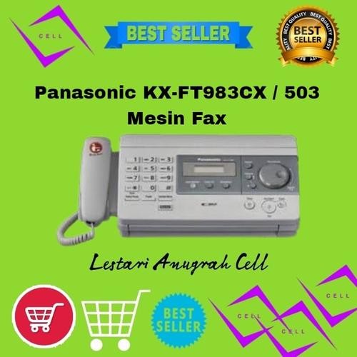 mesin fax panasonic kx ft983 - 503 fax