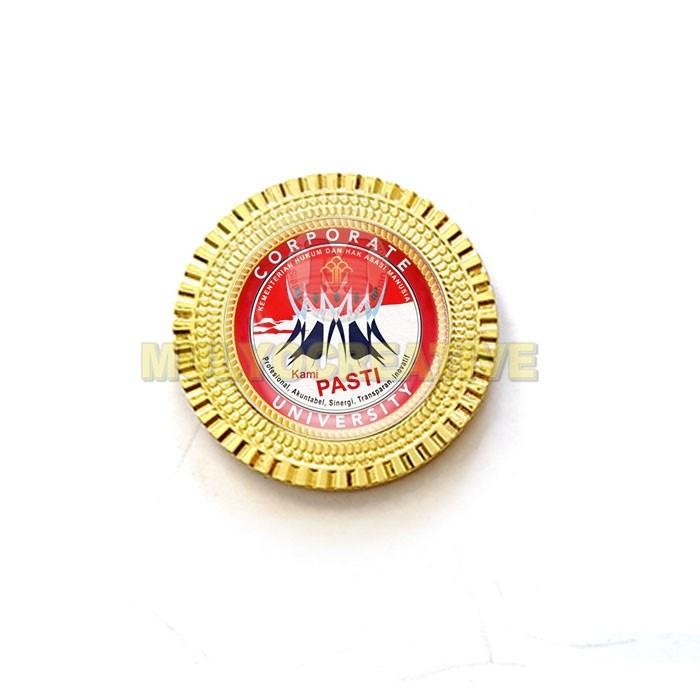 

Pin PASTI Corporate University KEMENKUMHAM Magnet Model Bulat PREMIUM