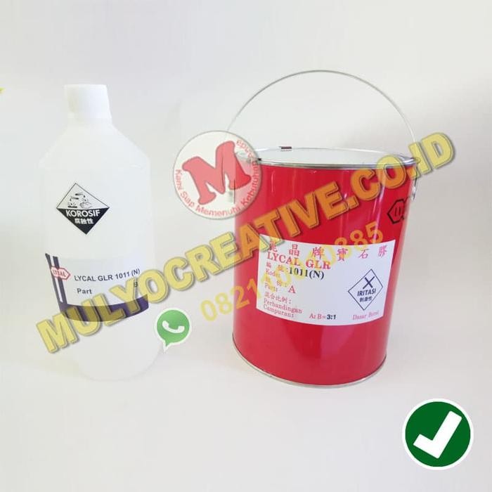 

Resin Lycal 1011 Lycal Gem Like Resin - Bening Keras PREMIUM