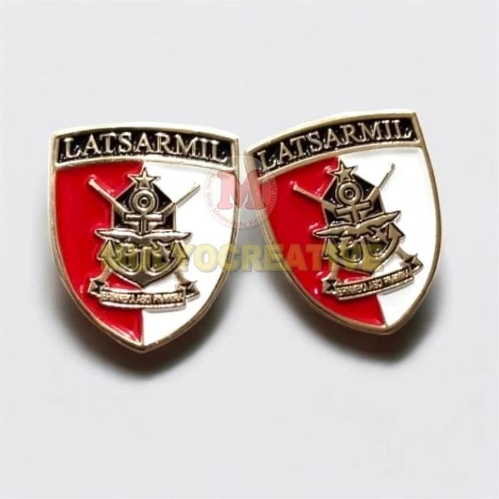 

Pin Emblem PDH Latsarmil Pin Logam Kuningan Terbaru PREMIUM