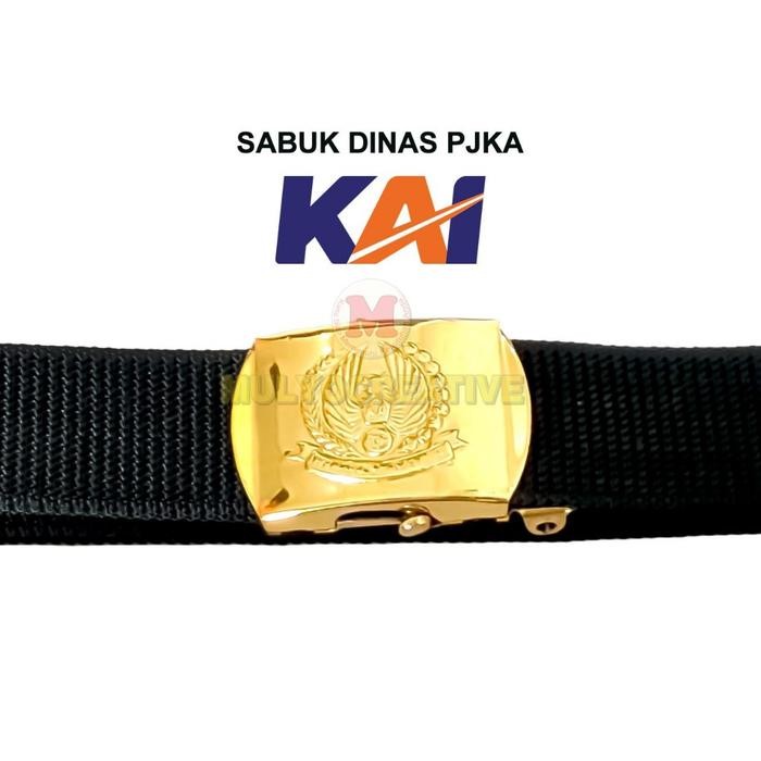 

Sabuk KAI - Ikat Pinggang PJKA Dinas Kereta Api Indonesia Model Slorok Roll PREMIUM