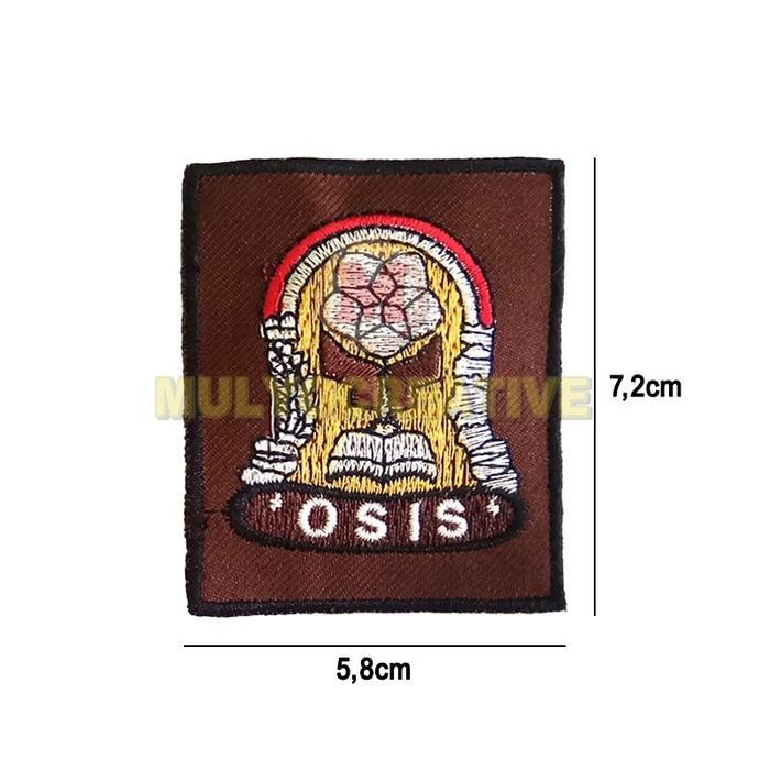 

Bed OSIS SMA - Bordir Emblem Patch OSIS SMA Cokelat PREMIUM
