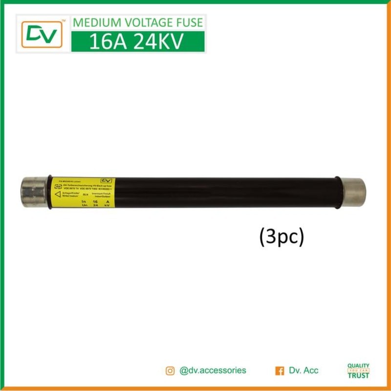 PROMO DV MEDIUM VOLTAGE FUSE MV FUSE 24KV 16A (3PCS)