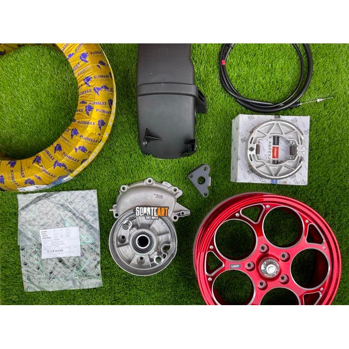 Paket Upsize Vespa S LX LXV Ring 12 Velg CNC