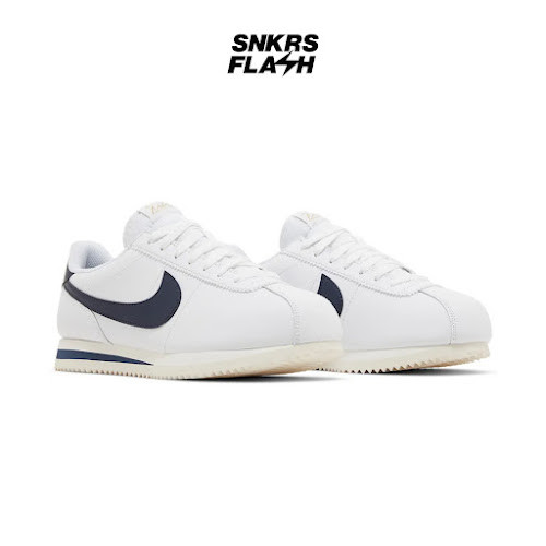 NIKE CORTEZ OLYMPIC WHITE BLACK Sepatu Sneakers Wanita - HJ9343100 - Size 40