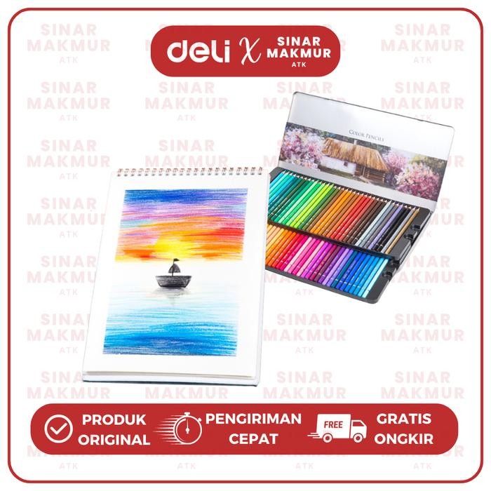 

High-Grade Oil Pencil Color/Pensil Warna 48 Warna Deli 6567 (Set)
