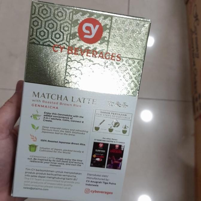 

Cy Beverages Matcha Latte 3In1 Isi 35Gr X 8 Sachet