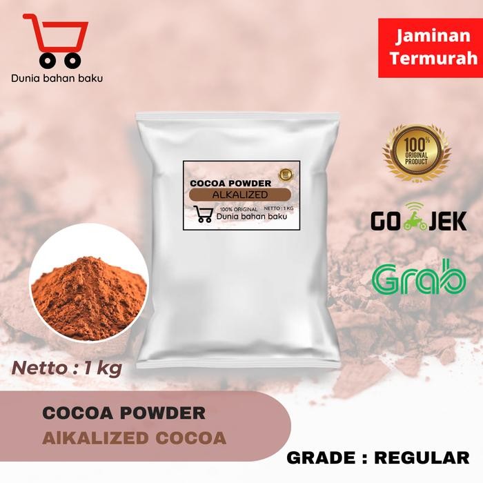 

NEW! ALKALIZED COCOA POWDER / COKLAT BUBUK 1 KG REGULAR GRADE COCOA SQ 1000AB