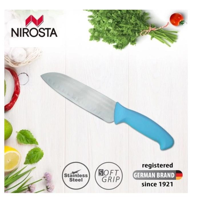 Nirosta Essential Santoku Knife / Pisau Santoku Pisau Dapur Stainless Steel