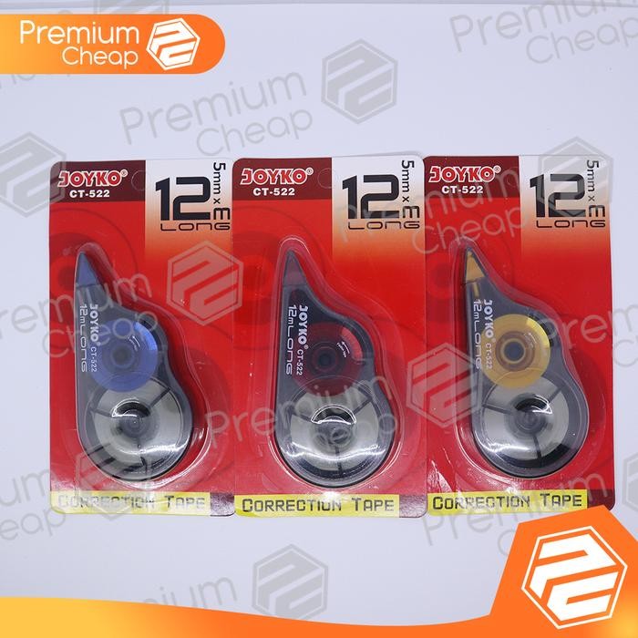 

Correction Tape 12M Joyko Ct-522 (Per Lusin)