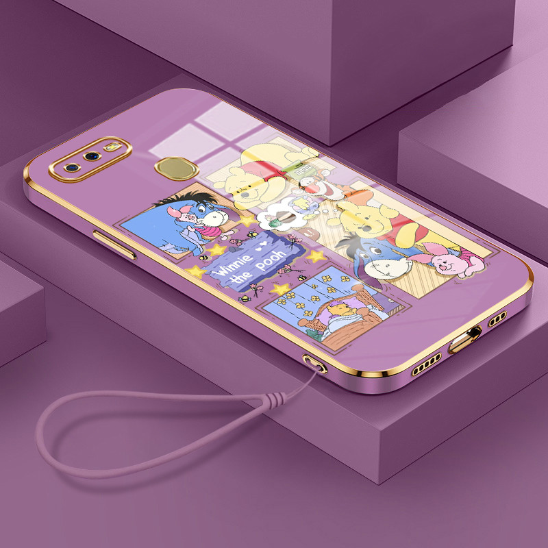 Casing Hp Untuk OPPO A7 A5s A12 A12s A11k Case Casing pola Karakter animasi lucu Kasing HP Kesing ta