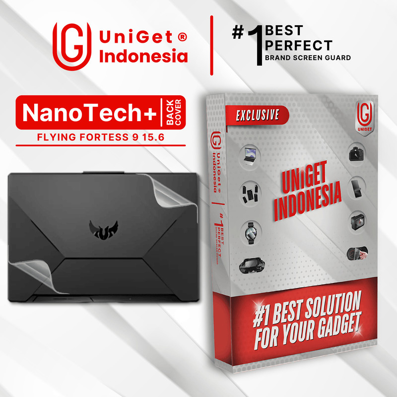 UniGet EPU BIO GENESIS Hydrogel for ASUS Flying Fortress 9 15.6 / Back Cover Guard Protector (Nanote