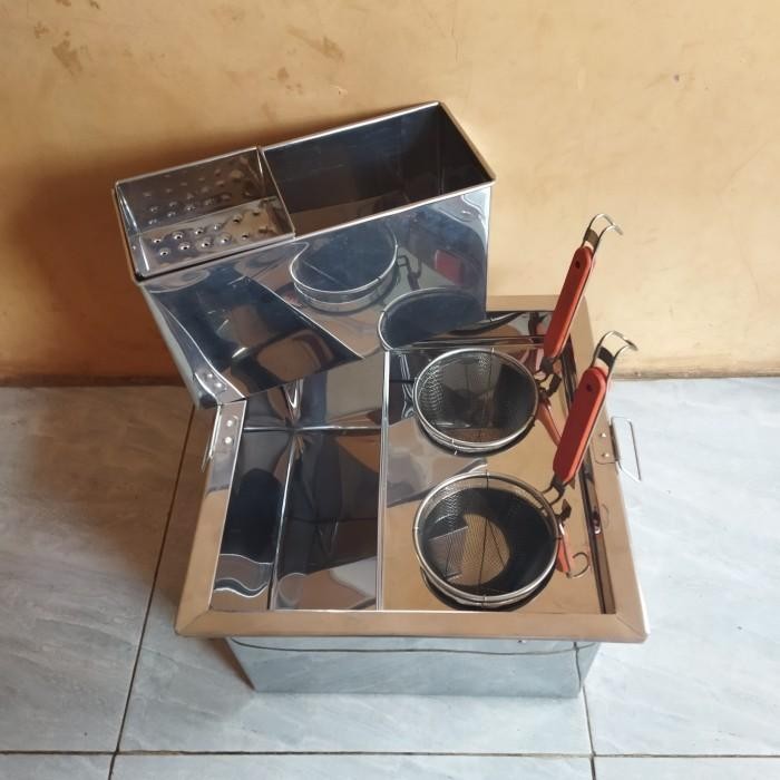 DANDANG MIE AYAM 2 LUBANG/PANCI MIE AYAM /DANDANG MIE KOCOK - tanpa saringan