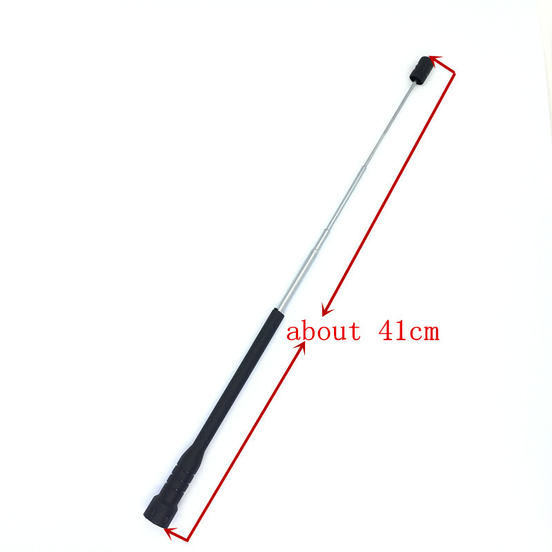 telescope flexible SMA MALE UHF VHF Dual Band antenna for Yaesu
