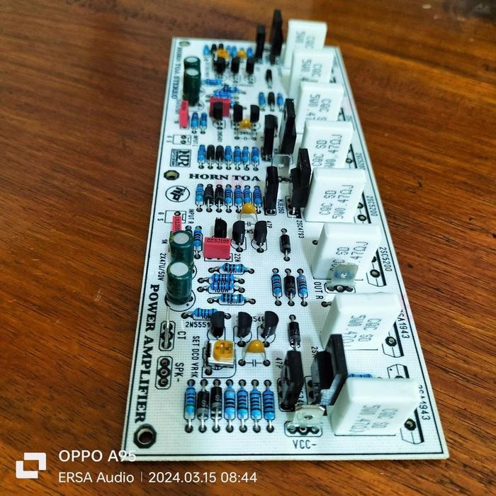 Kit Driver Power Amplifier HORN TOA Stereo