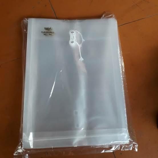 

DISKON Map plastik tali bening tebel ( isi 12 pc ) READY STOCK