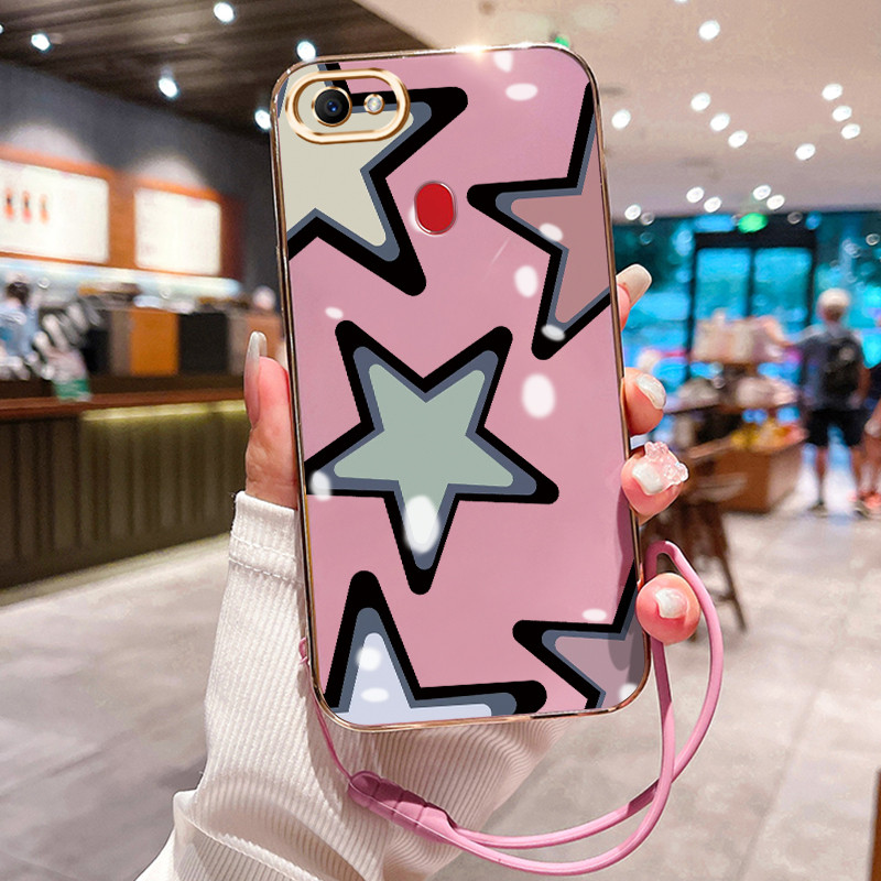 Casing Hp Untuk OPPO F7 F5 F5 Youth Case Casing Graffiti sederhana HP Cesing Silikon Softcase disepu