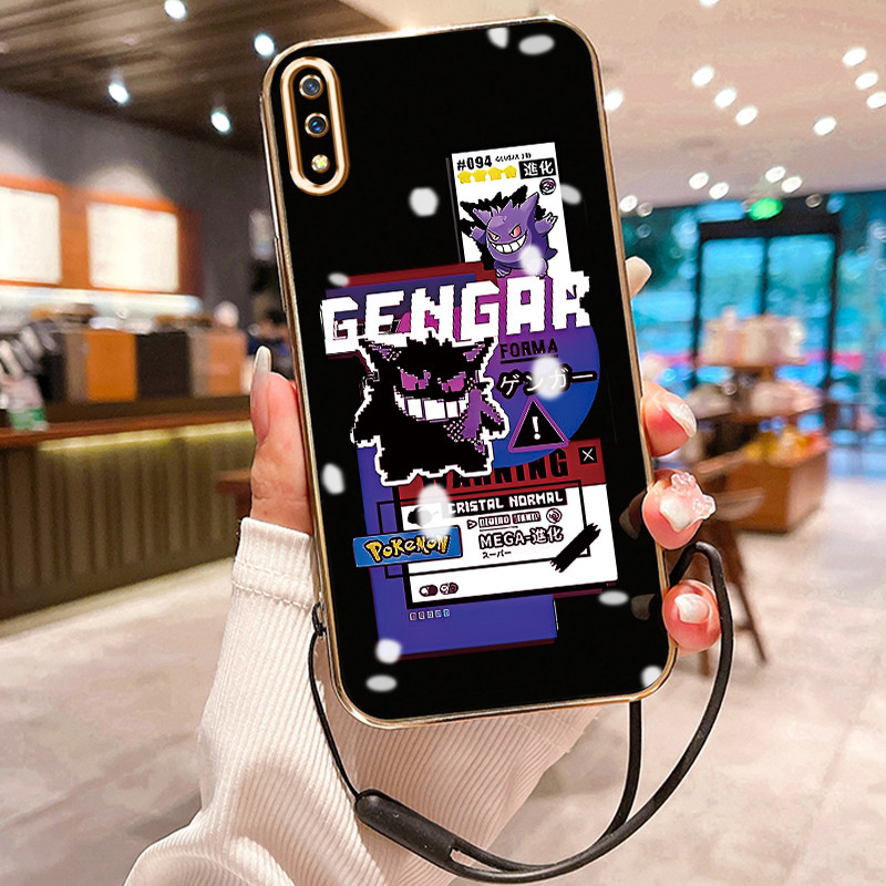 Casing Hp Untuk VIVO V11 V11 Pro Case Casing Pribadi HP Cesing Silikon Softcase disepuh tali Kasing