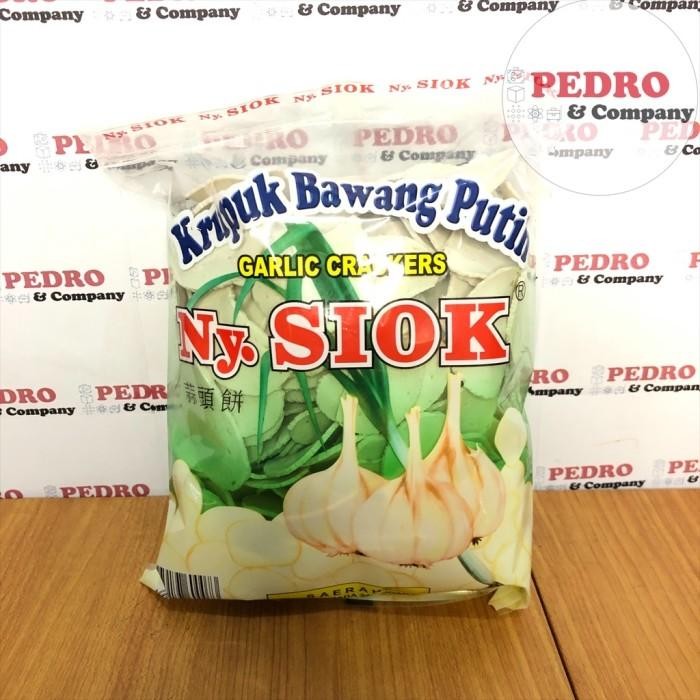 

Ny Siok Krupuk Bawang Putih 500 Gram - Garlic Crackers Istimewa