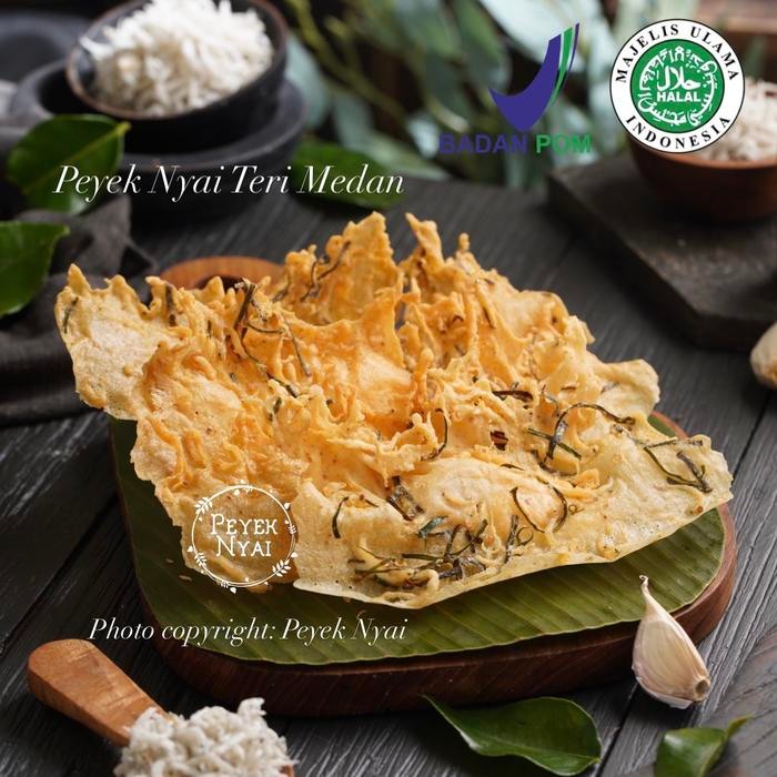 

Peyek Nyai - Rempeyek Teri Medan (Toples 5L) Xl