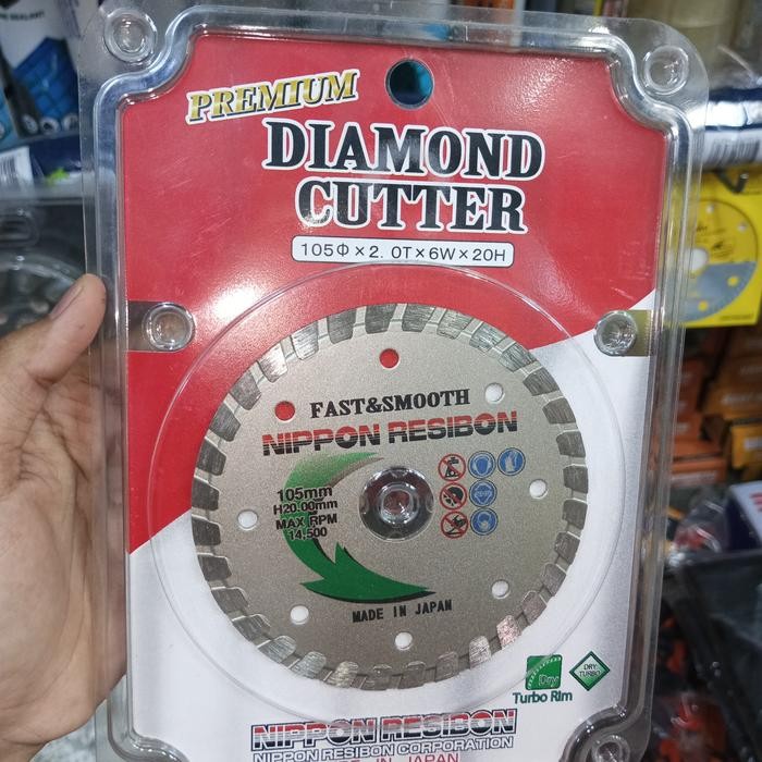 DIAMOND WHEEL PISAU POTONG KERAMIK NIPPON RESIBON TURBO