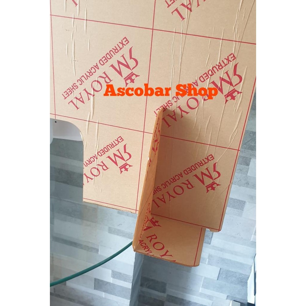 

Sekat Acrylic 3Mm 120 X 60Cm Meja Partisi Teller Kasir Bisa Lem