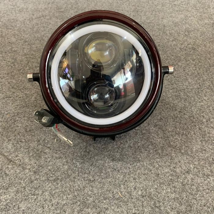 daymaker vespa lxv maroon braket hitam