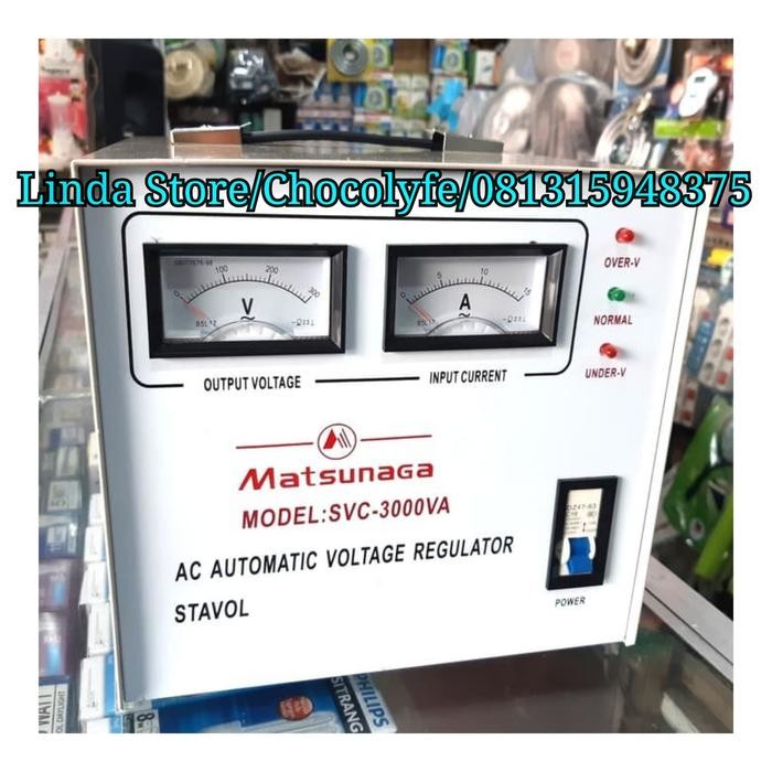 STABILIZER MATSUNAGA 3000 WATT STAVOL MATSUNAGA STABILIZER LISTRIK