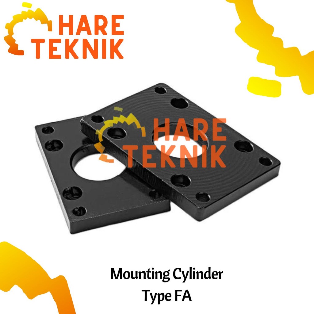 FA 100 Mounting Cylinder Pneumatic Depan FA-100