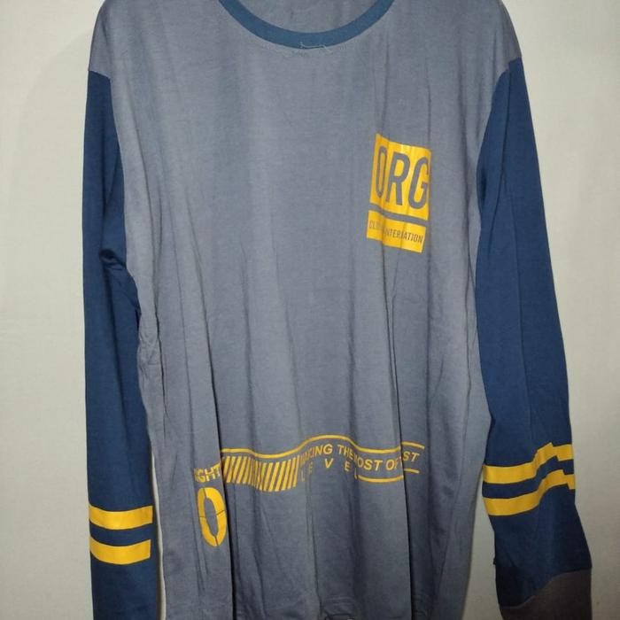 87Q5 Kaos Lengan Panjang Motif Xxl Jumbo Bigsize Pria Wanita Adem Tebal