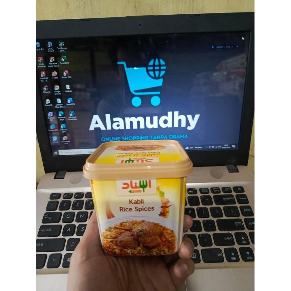 

Bumbu Masakan Arab Nasi Kebuli Esnad Kabli Rice Spices 200G Bpom Halal -Gratisongkir