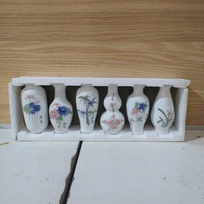 Guci keramik pajangan kecil READY GAN