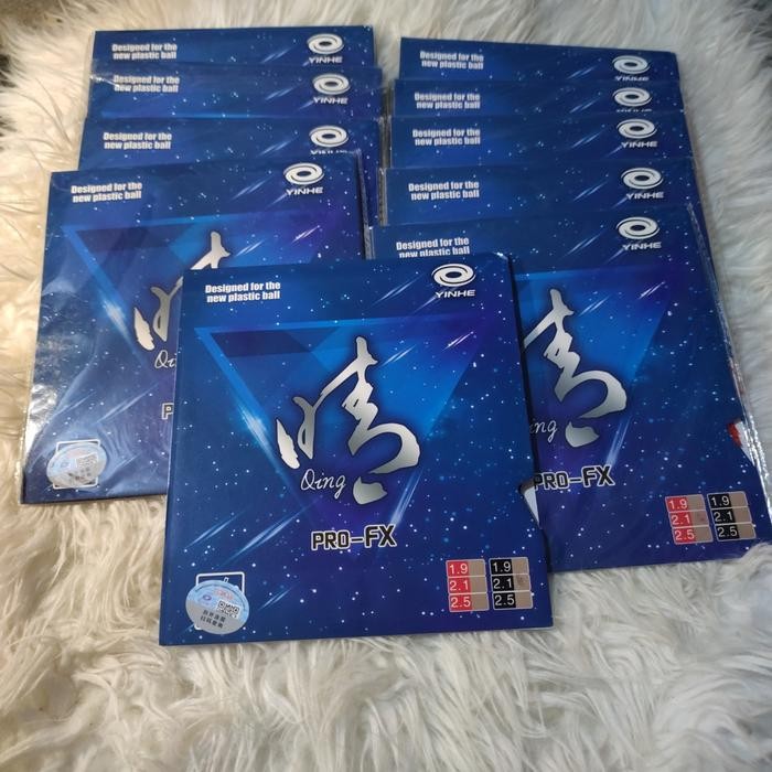 Karet Bintik panjang resmi ITTF YINHE QING PRO FX ITTF RASA PROSES