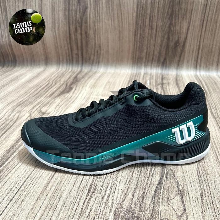 Sepatu Tenis Wilson Rush Pro 4.0 Blade Black/Tennis Racket Wilson Ori