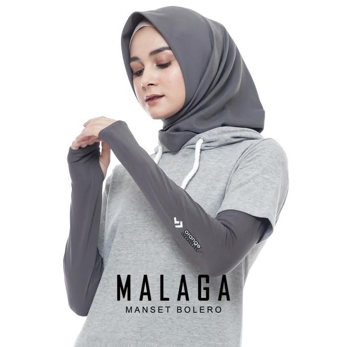 (Expert) Handsock Malaga Manset Bolero Pelindung UV Muslim Tangan Jersey Premium