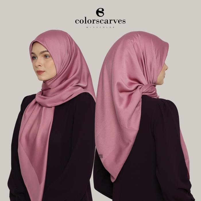 (Expert) Jilbab Turki Miss Color hijab polos pano satin import 120x120