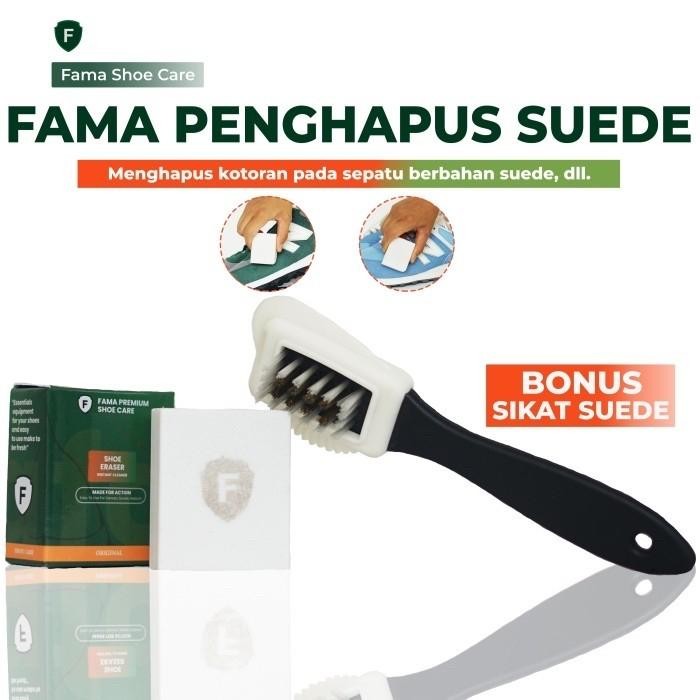 FAMA-PENGHAPUS SUEDE-SUEDE ERASER PREMIUM- PEMBERSIH SUEDE-FAMA SHOE CLEANER-FAMA SHOES CLEANER