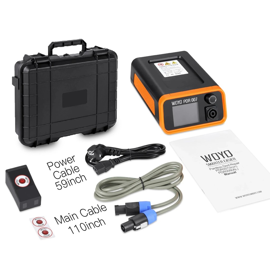 WOYO PDR 007 PDR007 with Repair Handle HOTBOX Induction Heater Auto Body Paintless Puller Kits Car D
