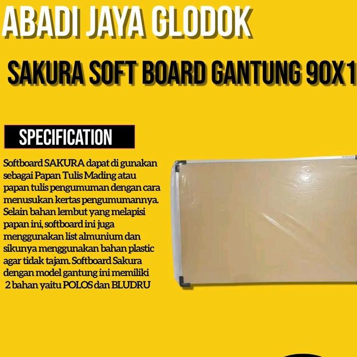 

Soft Board Gantung 90X120