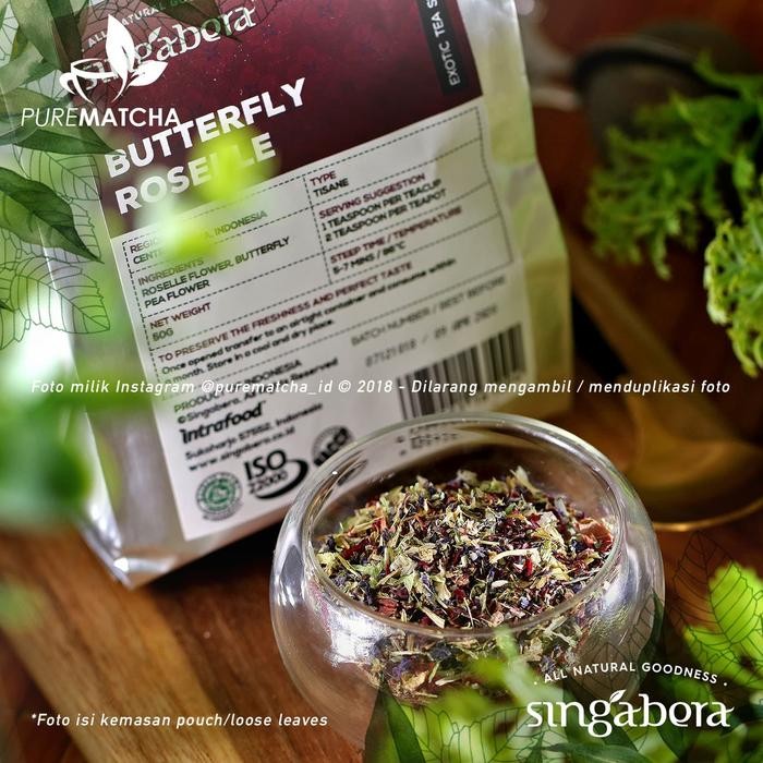 

NWFK Singabera Tea - Butterfly Pea Rosella 10Gr Sample Teh Rosela Telang