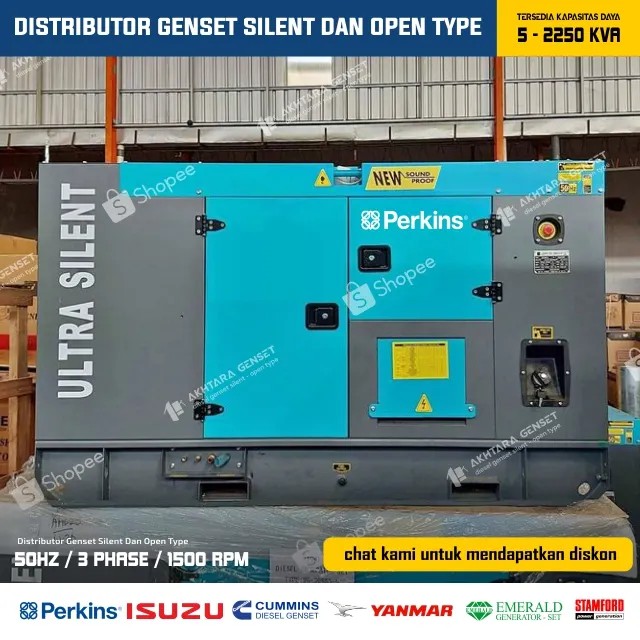 Genset - Perkins 80 Kva Ultra Silent