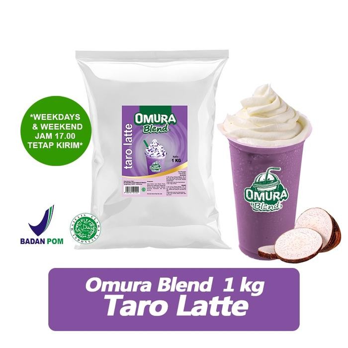

8SXE Omura Blend Bubuk Minuman Rasa Taro Latte Powder Drink 1 Kg Omura Powder