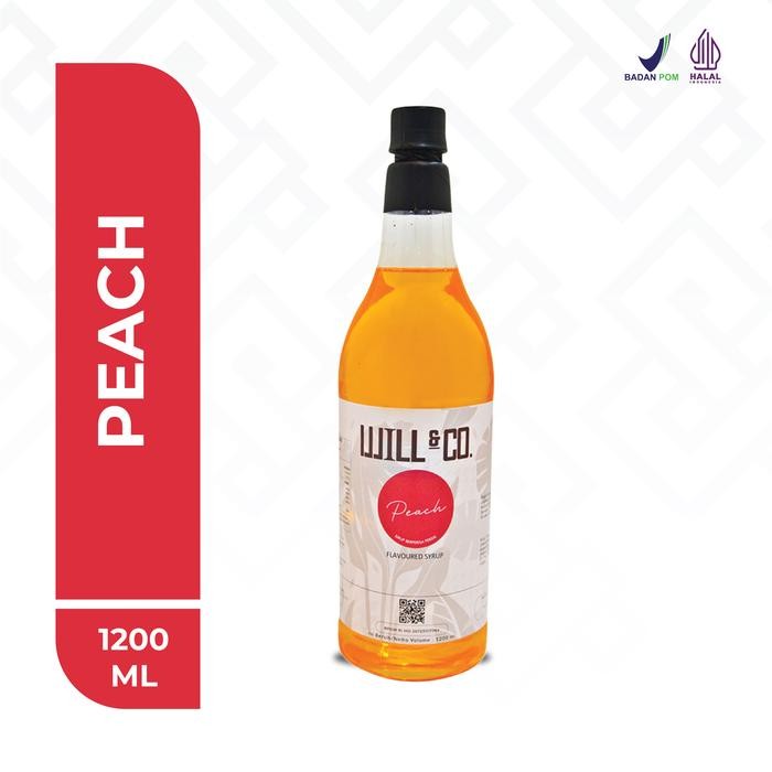 

8SXE Sirup Peach Premium Will&Co 1.2 Liter