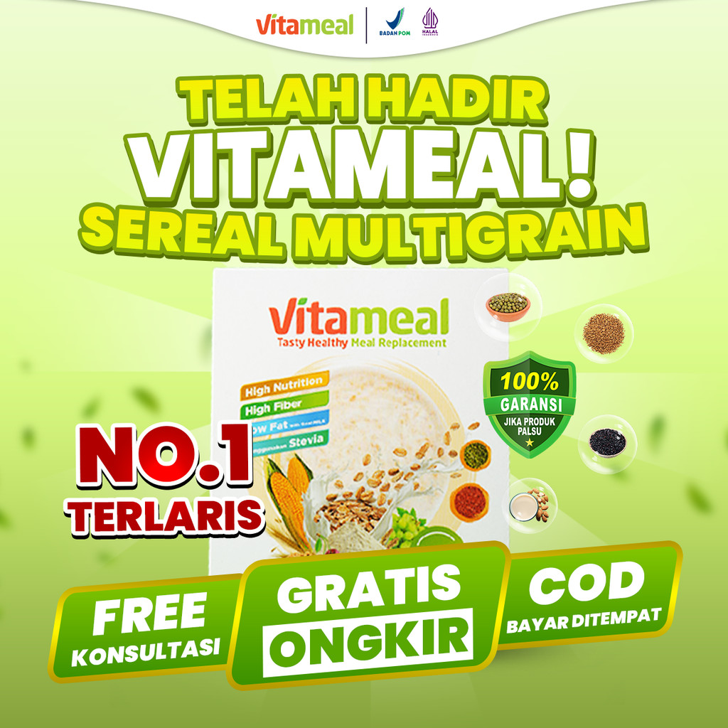 

Sereal Vitameal Penurun Gula Darah – Atasi Diabetes, Kesemutan, Kebas Kaki & Tangan, dan Saraf Mati Rasa Secara Alami VITAMIEAL SUPERFOOD