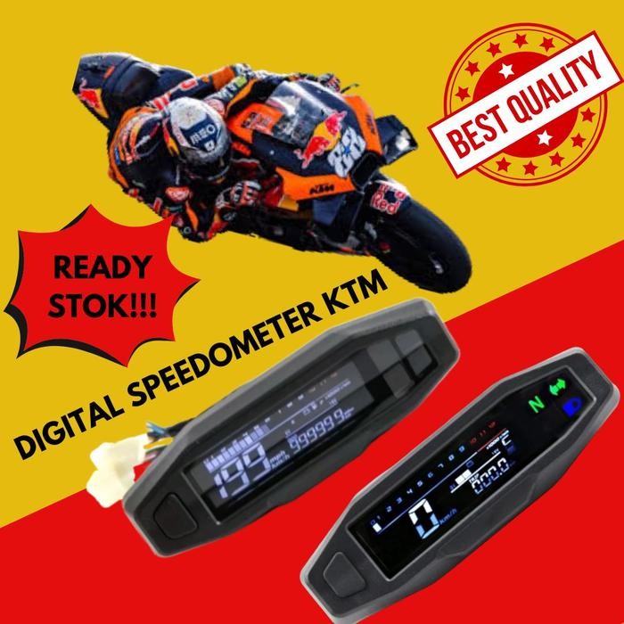 TERLARIS Speedometer Digital Mini Motor KTM Universal ninja 2