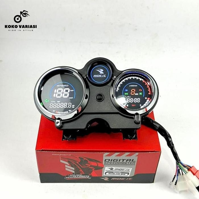 TERLARIS Speedometer Spido Digital RX King New Ninja Digital Spido Spidometer RX Z Full Indikator
