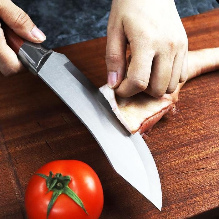 TERLARIS MitaGz Jepang Chopper Daging Pisau Dapur Pisau Pisau Set Asli Stainless Buatan Jepang